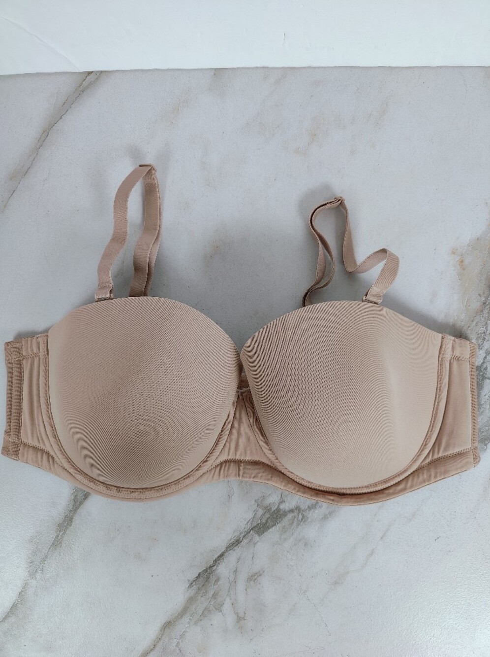 Wacoal 854119 Red Carpet Beige Full Figure Lightly Lined Strapless Bra, 40D